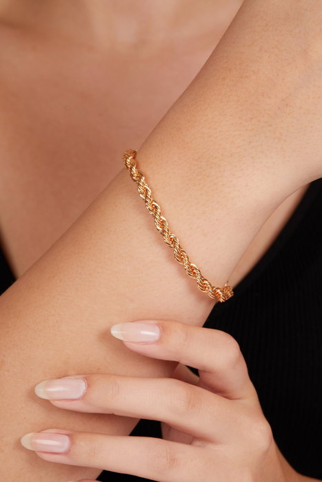 Heliophilia Silver Pulsera de Metal Dorada ELKGC68002